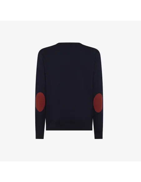 Sun 68 \ Maglia Uomo Misto Lana Blu Scuro Prezzo 120,00