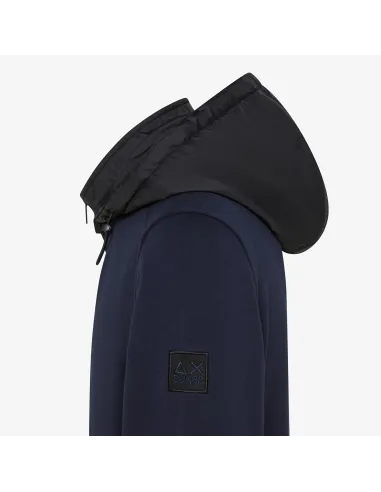 Sun 68 \ Felpa Giacca Uomo Misto Cotone Blu Scuro Prezzo 150,00