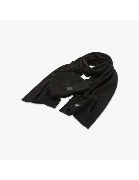 Sun 68 \ Cappello E Sciarpa Coordinato Nero Prezzo 100,00