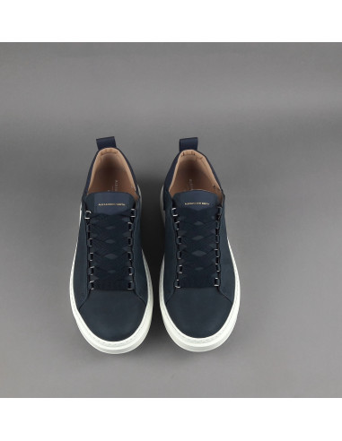 Alexander Smith \ Sneakers Uomo Wembley Nabuk Blu Scuro Prezzo 215,00