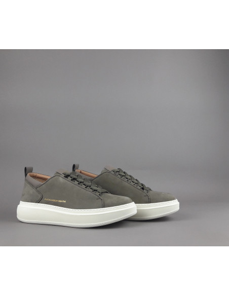 Alexander Smith \ Sneakers Uomo Wembley Nabuk Grigio Prezzo 215,00