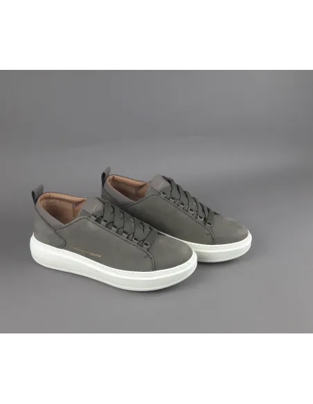 Alexander Smith \ Sneakers Uomo Wembley Nabuk Grigio Prezzo 215,00