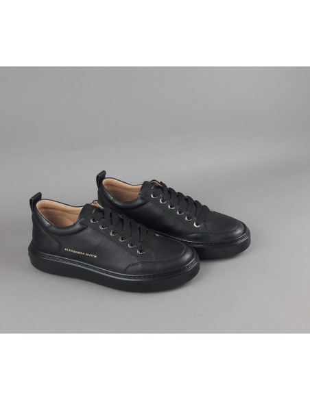 Alexander Smith \ Sneakers Uomo Bond Pelle Nero Prezzo 208,00