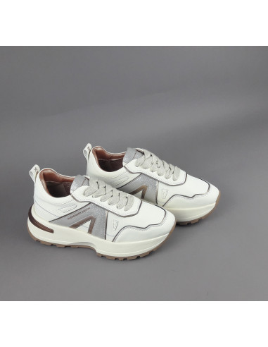 Alexander Smith \ Sneakers Donna Liverpool Pelle Avorio Prezzo 198,00