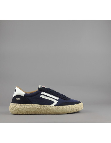 Puraai \ Sneakers Uomo Polly Camoscio E Tela Blu Scuro Prezzo 209,00