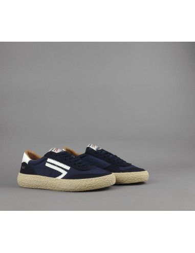 Puraai \ Sneakers Uomo Polly Camoscio E Tela Blu Scuro Prezzo 209,00
