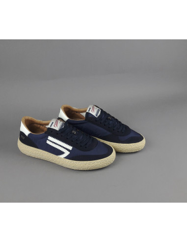 Puraai \ Sneakers Uomo Polly Camoscio E Tela Blu Scuro Prezzo 209,00