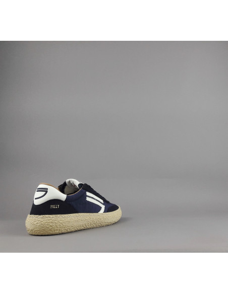 Puraai \ Sneakers Uomo Polly Camoscio E Tela Blu Scuro Prezzo 209,00