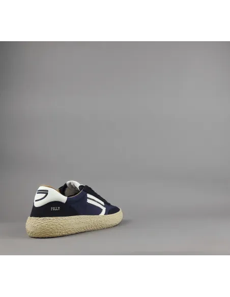 Puraai \ Sneakers Uomo Polly Camoscio E Tela Blu Scuro Prezzo 209,00