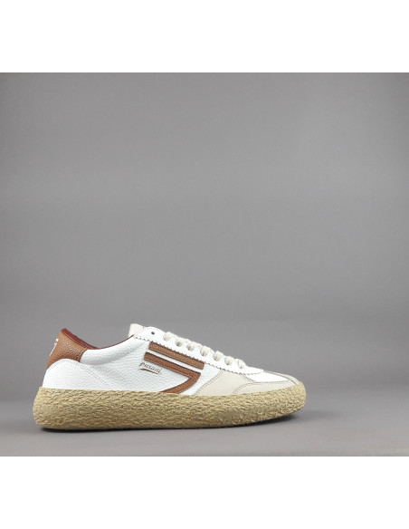 Puraai \ Sneakers Uomo Pelle Bianco Prezzo 199,00