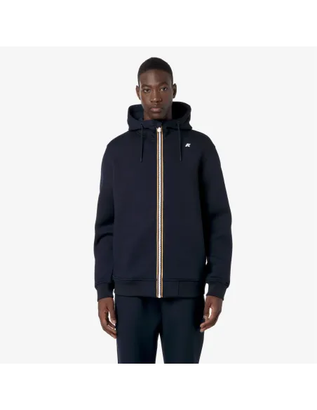 K-Way \ Felpa Giacca Uomo Rainer Scuba Stretch Blu Scuro Prezzo 150,00