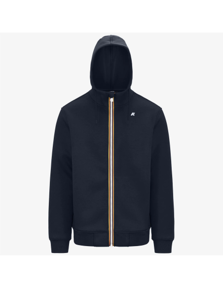 K-Way \ Felpa Giacca Uomo Rainer Scuba Stretch Blu Scuro Prezzo 150,00