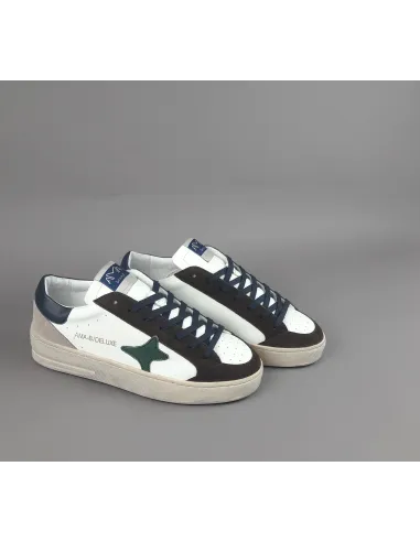 Ama Brand \ Sneakers Uomo Slam Pelle E Camoscio Marrone Scuro Prezzo 205,00