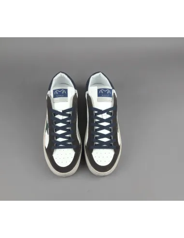 Ama Brand \ Sneakers Uomo Slam Pelle E Camoscio Marrone Scuro Prezzo 205,00