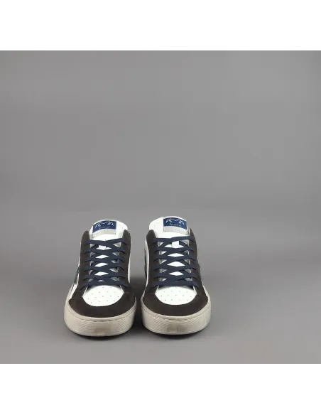 Ama Brand \ Sneakers Uomo Slam Pelle E Camoscio Marrone Scuro Prezzo 205,00