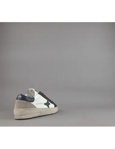 Ama Brand \ Sneakers Uomo Slam Pelle E Camoscio Marrone Scuro Prezzo 205,00