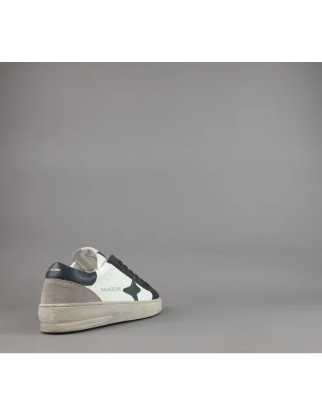Ama Brand \ Sneakers Uomo Slam Pelle E Camoscio Marrone Scuro Prezzo 205,00
