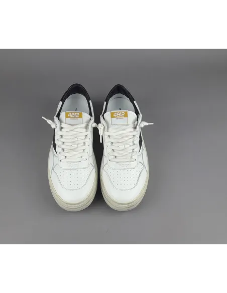 4B12 \ Sneakers Hyper Uomo Pelle Bianco Prezzo 199,00