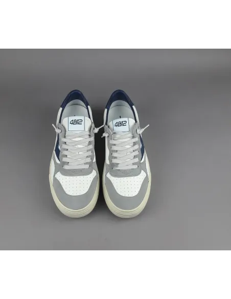 4B12 \ Sneakers Hyper Uomo Camoscio E Pelle Grigio Prezzo 199,00