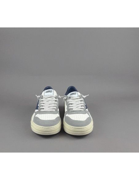 4B12 \ Sneakers Hyper Uomo Camoscio E Pelle Grigio Prezzo 199,00