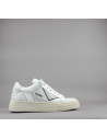 4B12 \ Sneakers Kyle Uomo Pelle E Camoscio Bianco Prezzo 219,00