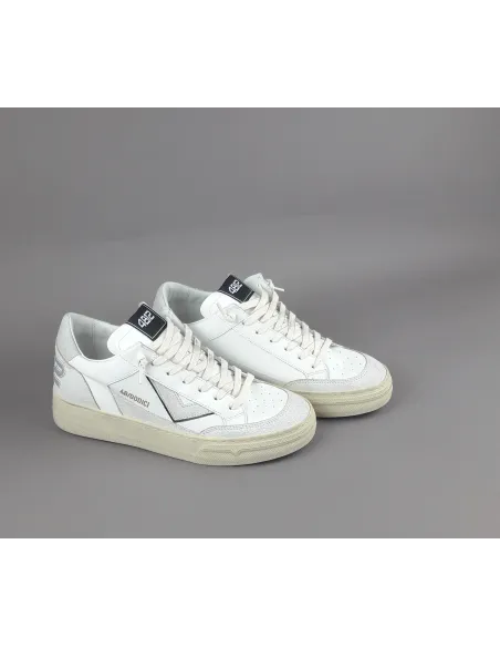4B12 \ Sneakers Kyle Uomo Pelle E Camoscio Bianco Prezzo 219,00