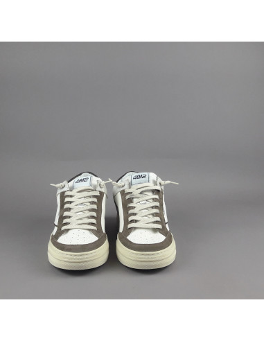 4B12 \ Sneakers Kyle Uomo Pelle E Camoscio Marrone Prezzo 219,00