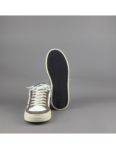 4B12 \ Sneakers Kyle Uomo Pelle E Camoscio Marrone Prezzo 219,00