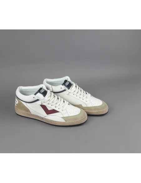 4B12 \ Sneakers Play Mid Uomo Pelle E Camoscio Beige Prezzo 219,00