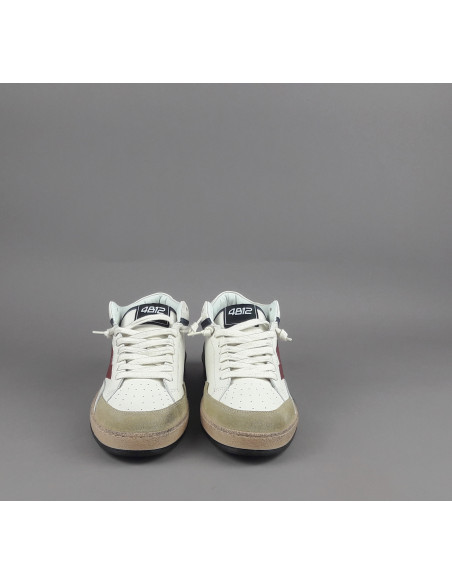 4B12 \ Sneakers Play Mid Uomo Pelle E Camoscio Beige Prezzo 219,00