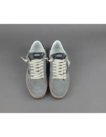 4B12 \ Sneakers Play Uomo Camoscio Grigio Prezzo 209,00