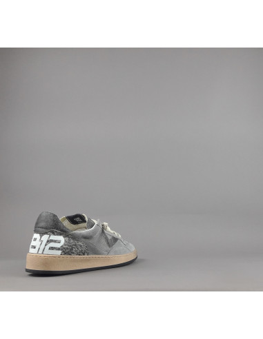 4B12 \ Sneakers Play Uomo Camoscio Grigio Prezzo 209,00