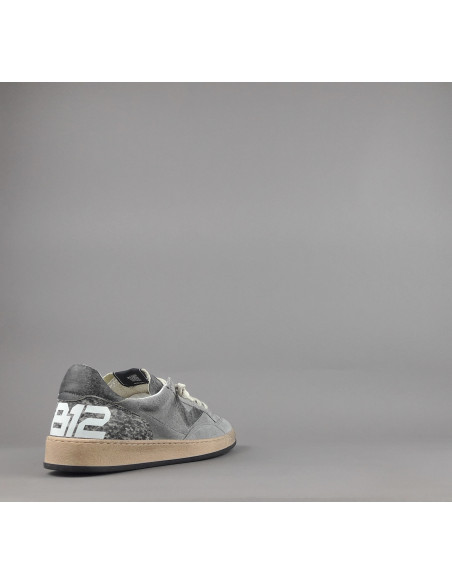 4B12 \ Sneakers Play Uomo Camoscio Grigio Prezzo 209,00