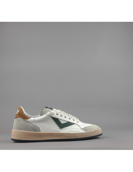 4B12 \ Sneakers Play Uomo Pelle E Camoscio Bianco Prezzo 199,00