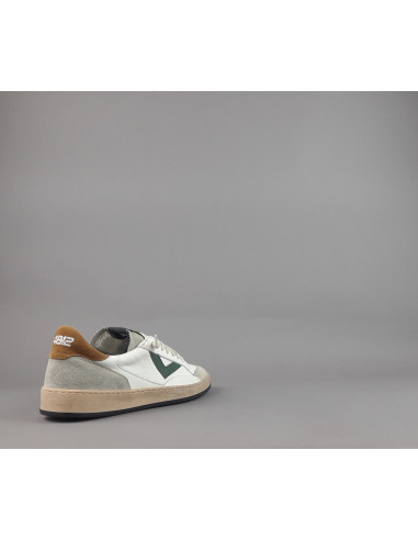4B12 \ Sneakers Play Uomo Pelle E Camoscio Bianco Prezzo 199,00