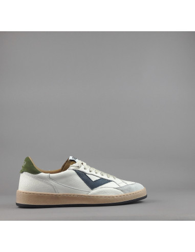 4B12 \ Sneakers Play Uomo Pelle E Camoscio Bianco Prezzo 199,00