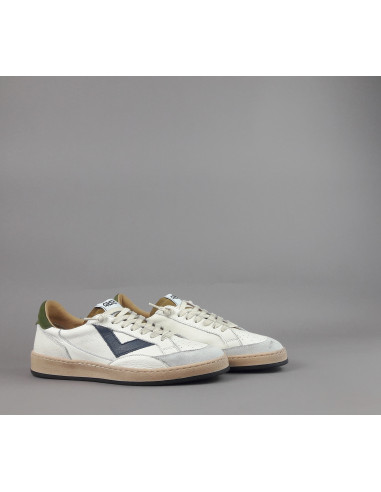 4B12 \ Sneakers Play Uomo Pelle E Camoscio Bianco Prezzo 199,00