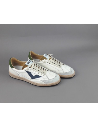 4B12 \ Sneakers Play Uomo Pelle E Camoscio Bianco Prezzo 199,00