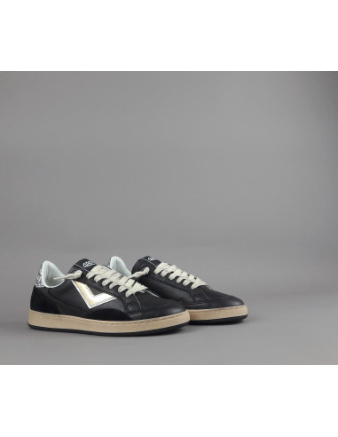 4B12 \ Sneakers Play Donna Pelle Nero Prezzo 199,00