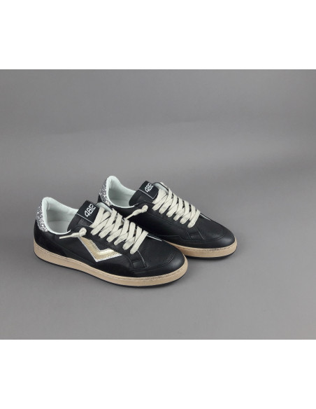 4B12 \ Sneakers Play Donna Pelle Nero Prezzo 199,00