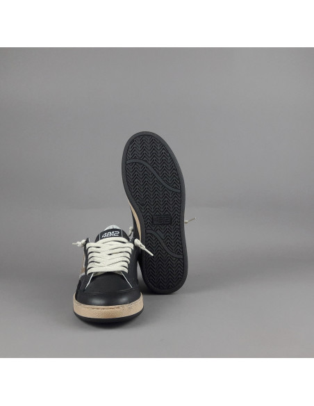 4B12 \ Sneakers Play Donna Pelle Nero Prezzo 199,00