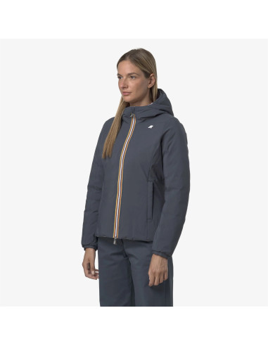 K-Way \ Giubbino Donna Lily Thermo Double Blu Grigio Prezzo 410,00