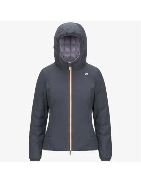 K-Way \ Giubbino Donna Lily Thermo Double Blu Grigio Prezzo 410,00