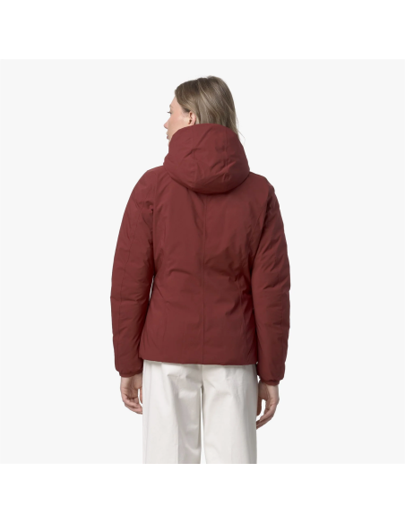 K-Way \ Giubbino Donna Lily Thermo Double Rosso Pompeano Prezzo 410,00