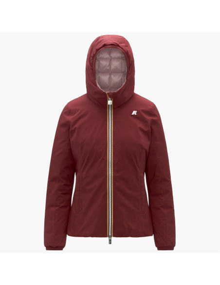 K-Way \ Giubbino Donna Lily Thermo Double Rosso Pompeano Prezzo 410,00