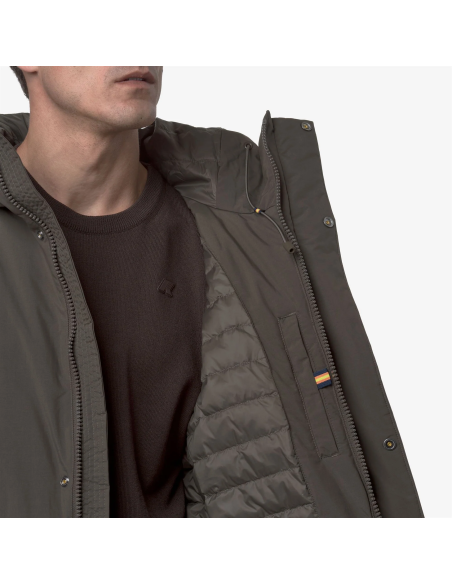 K-Way \ Giubbino Lungo Uomo Thomas Warm Palude Prezzo 320,00