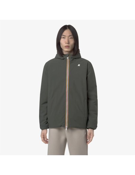 K-Way \ Giubbino Corto Uomo Jack Double Verde Militare Prezzo 280,00