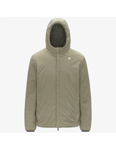 K-Way \ Giubbino Corto Uomo Jack Double Verde Militare Prezzo 280,00