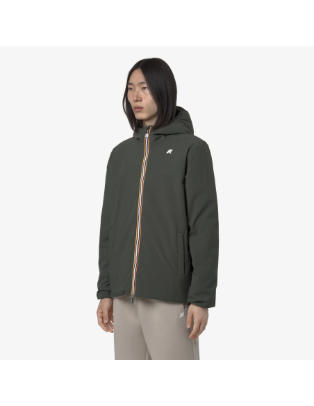 K-Way \ Giubbino Corto Uomo Jack Double Verde Militare Prezzo 280,00
