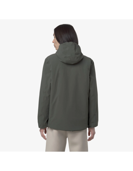 K-Way \ Giubbino Corto Uomo Jack Double Verde Militare Prezzo 280,00
